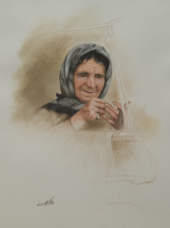 Rural old woman